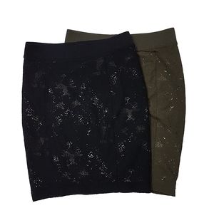 Armani Exchange Bodycon Lace Skirts
